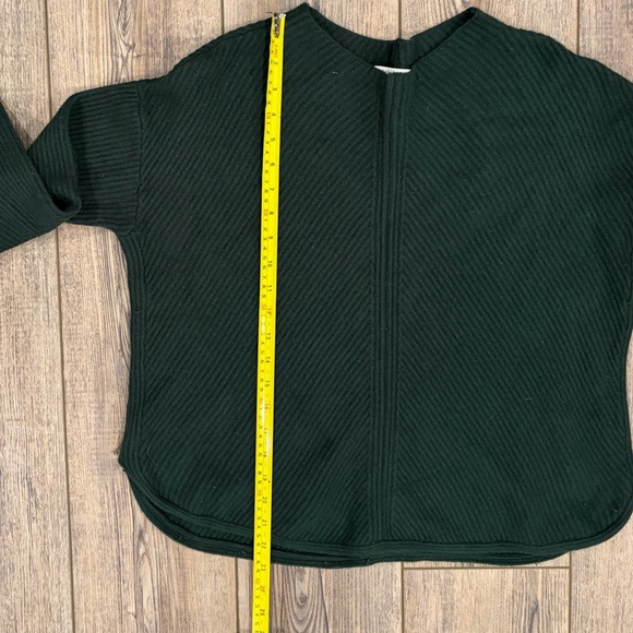 Babaton Chalmers Mock Knit Wool Blend Sweater Women’s Medium Green Pullover - Picture 10 of 11